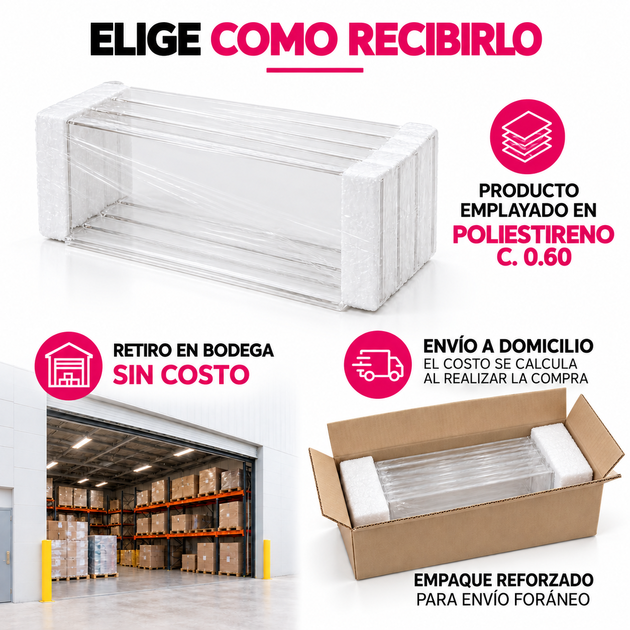 Porta Menú / Porta Hojas de Acrílico Transparente Doble Vista 2 mm Tamaño Carta · Paquete de 5 — miniatura 6